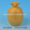 Lovely ceramic condiment set with pineapple design